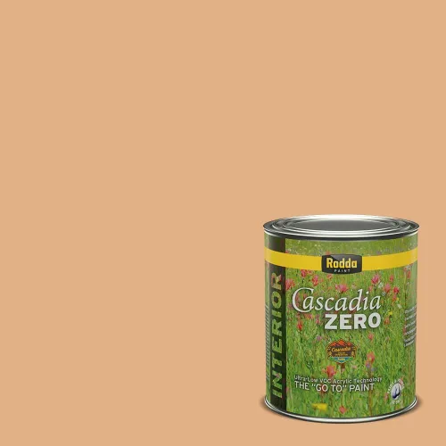 Miniatura 133 de Rodda Paint CASCADIA ZERO - Pintura plana e imprimación para interiores en uno, cuarto de galón, crema de ballet