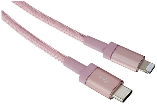 Miniatura 9 de Amazon Basics Cable de carga trenzado de nailon USB-C a Lightning de carga rápida con certificación MFi para iPhone y iPad de Apple, 3 pies, gris