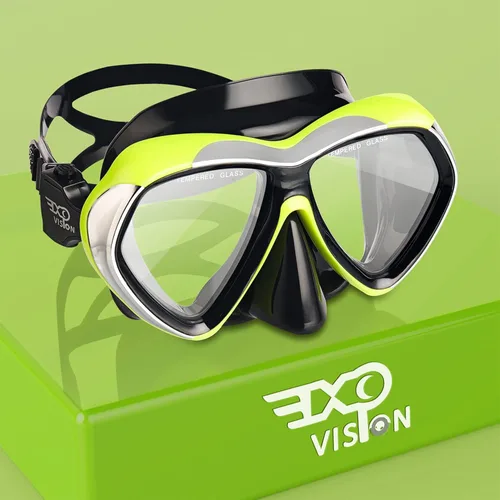 Miniatura 8 de Máscara de buceo para adultos, gafas de esnórquel antivaho de vidrio templado, gafas de natación con cubierta para la nariz, equipo de esnórquel