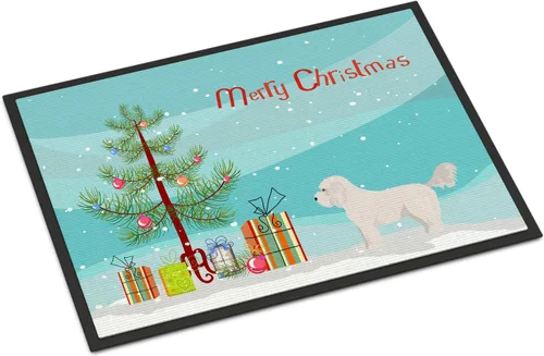 Miniatura 47 de Caroline's Treasures CK3799MAT Akita Shepherd - Tapete de árbol de Navidad de 18 x 27 pulgadas, tapete para puerta delantera, interior y exterior