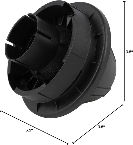Miniatura 10 de SCITOO Cabeza de esnórquel prelimpiador de 3.5 pulgadas, cabeza de hongo, esnórquel, carnero, taza de arena para la mayoría de automóviles