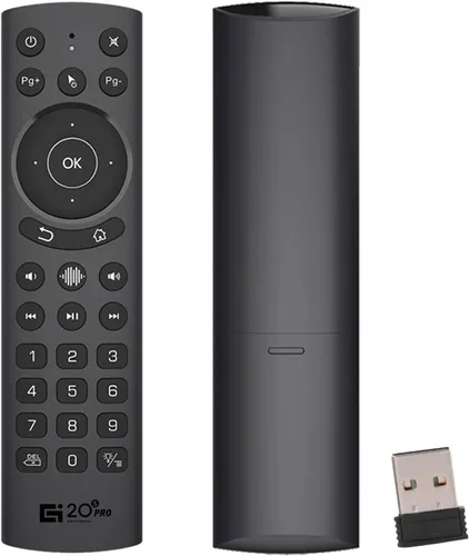Miniatura 10 de G20S Control Remoto Bluetooth, Ratón Remoto de Aire con Sensor de Giroscopio de 6 Ejes y Aprendizaje IR para Nvidia Shield