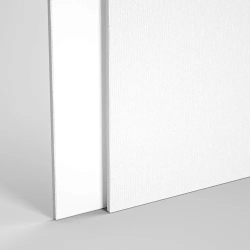Miniatura 2 de GOTIDEAL Lienzos para pintura, 10 x 10 pulgadas, paquete de 12 paneles de lienzo planos en blanco imprimados profesionales, 100% algodón, tableros