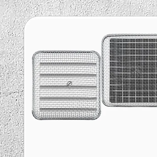 Miniatura 4 de Tatuo - Juego de protección contra insectos voladores para ventilación de horno RV y calentador de agua, malla de acero inoxidable con herramienta