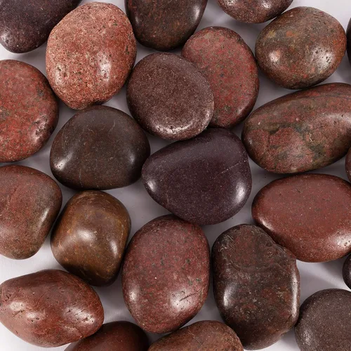 Miniatura 12 de 5 libras aprox. 130 piedras de río para plantas, piedras pulidas decorativas naturales para macetas, rocas suculentas, grava de acuario