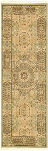 Miniatura 33 de Unique Loom Palace Collection - Alfombra bohemia tradicional, medallón, vintage (2 pies x 3 pies, rectangular, azul claro/bronceado)
