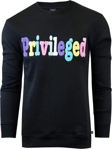 Miniatura 41 de SCREENSHOT APPLIQUE F11966 Premium Fleece Streetwear Chenille EMB Crew Neck Sweatshirt - Classic Fit