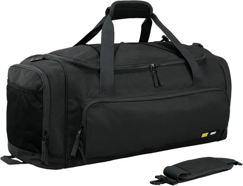 MIER Bolsa de lona grande para hombre, bolsa de gimnasio con compartimento para zapatos, 60L