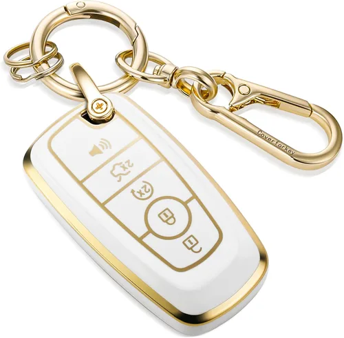 Miniatura 40 de para Buick - Funda para llavero con llavero de cuerda trenzada metálica anti-pérdida mejorada, carcasa suave de TPU exquisita para Avenir Envision