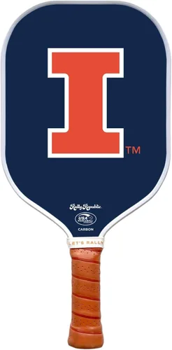 Miniatura 68 de Raqueta de pickleball colegial oficialmente licenciada - Raqueta aprobada por la Asociación de Pickleball de EE. UU. - Núcleo de nido de abeja Texas