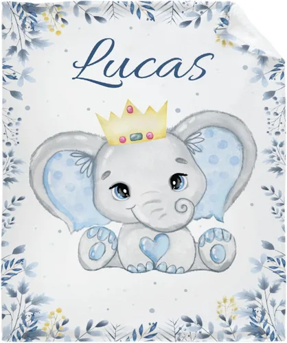 Miniatura 16 de Manta de elefante con globos, manta de franela súper suave y ligera para niños, adultos, adecuada para sofá, cama, campamento, viajes, todas