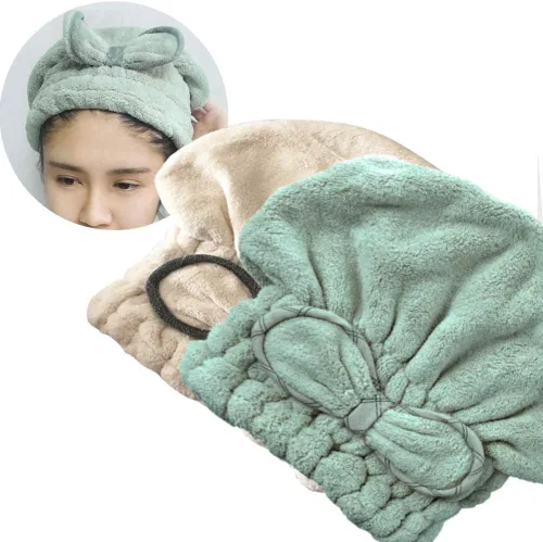 Miniatura 17 de Jseng Gorro Grande de Microfibra de Secado Rápido para Cabello [Nueva Actualización], Extremadamente Suave y Ultra Absorbente, Gorros de Secado