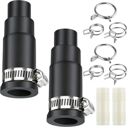 Miniatura 7 de Dreyoo 1 juego de adaptador de manguera de drenaje para lavavajillas compatible con trituradores de basura Insinkerator, conector de manguera