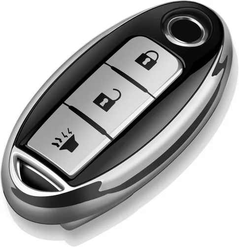 Miniatura 22 de Tukellen Compatible con Nissan - Funda para llavero de TPU suave para Infiniti X-Trail Rogue Altima Quest Pathfinder Sentra Patrol CIMA Fuga Armada