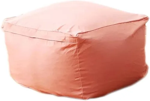 Miniatura 15 de Funda de sofá perezosa, puf de tela de lino, puf puff para sala de estar, tatami, sillas acolchadas para adultos y niños (relleno no incluido), S1