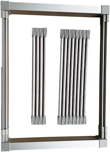 Miniatura 4 de Perchero extraíble para pantalones, organizador de ropa, perchero extraíble para pantalones, barra para colgar ropa, perchas para pantalones que Gris
