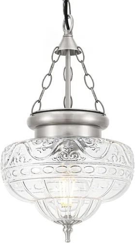 Miniatura 11 de Lámparas colgantes de latón antiguo cepillado para isla de cocina, accesorios de iluminación de altura ajustable, lámpara colgante vintage con Dorado