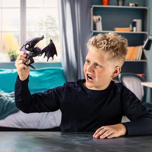 Miniatura 2 de Schleich Eldrador Creatures - Figura de acción de murciélago de sombra 2024 Negro