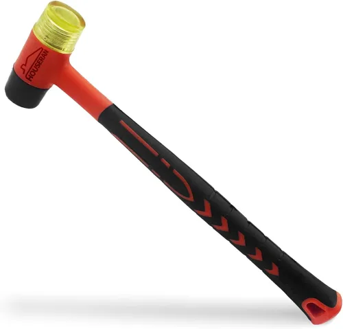 Miniatura 10 de Mazo de goma, mazo de goma pequeño, martillo pequeño, martillo de nailon, martillo de mazo de goma para pisos de vinilo, azulejos, manualidades