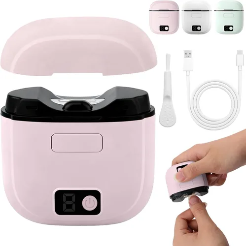 Miniatura 9 de Cortaúñas eléctrico, 3 en 1, cortaúñas automático, pulido eléctrico, recortador automático recargable por USB, 3 niveles de velocidad para personas