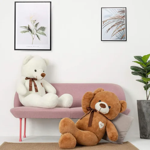 Miniatura 6 de YunNasi Oso de peluche grande de 39 pulgadas, oso de peluche gigante con corazón de amor, juguete de peluche grande y suave, ideal para niños