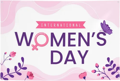 Miniatura 18 de Día de la Mujer Marzo es el Mes de la Historia de la Mujer Pancarta de 70 x 35 pulgadas Fondo de fotografía de fiesta de vacaciones