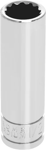 Performance Tool W38616 - Enchufe de 12 puntos con accionamiento de 3/8 pulgadas, 1/2