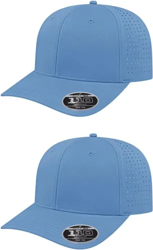 Miniatura 25 de Cap America i8533 Flexfit 110 Gorra Snapback Perforada de Rendimiento de Perfil Medio de 6 Paneles con Protección UV y Snapback Ajustable
