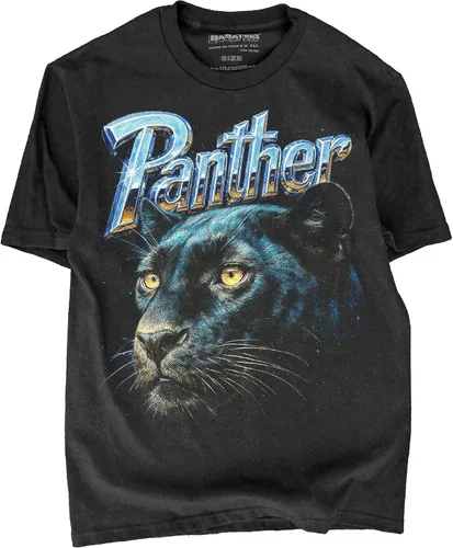 Miniatura 24 de Camiseta de Heavy Metal de los 80s con Animal en Negro - 100% Algodón - para Hombre y Mujer