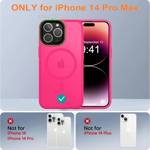Miniatura 102 de Fuerte magnético para iPhone 11, compatible con Magsafe, [resistente a caídas de 13 pies] Funda trasera translúcida mate con sensación de piel