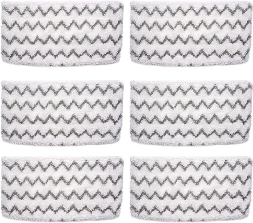 Paquete de 6 almohadillas de repuesto para trapeador de vapor S1000 S2001 para trapeador de vapor Shark S1000 S1000A S1000C S1000WM S10001C S1200 y