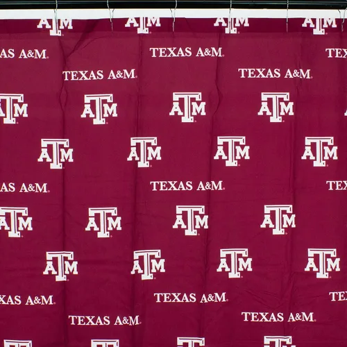 Miniatura 7 de College Covers Everything Comfy Texas A&M Aggies Cortina de Ducha Brillante y Colorida Cover