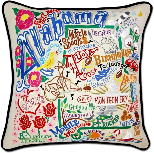 Miniatura 122 de Catstudio Almohada decorativa bordada a mano de Texas