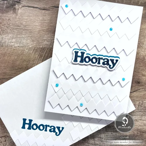 Miniatura 5 de Alinacutle 2 piezas de bordes de tarjetas de puntada troquelada para cortar metal para hacer tarjetas hechas a mano álbum de recortes, plantilla