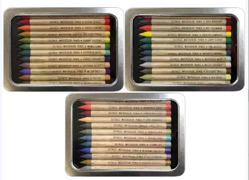 Miniatura 2 de Ranger Ink Paquete - Tim Holtz Distress TODOS los lápices de acuarela disponibles 75 en total. Juegos 1, 2, 3, 4, 5 y 6. Además de los 3