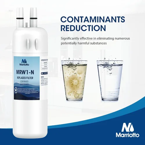 Miniatura 3 de MARRIOTTO EDR1RXD1 Filtro de agua para refrigerador compatible con Whirlpool W10295370A, WHR1RXD1, KAD1RXD1, Filtro 1, W10295370, P4RFWB, P8RFWB2L