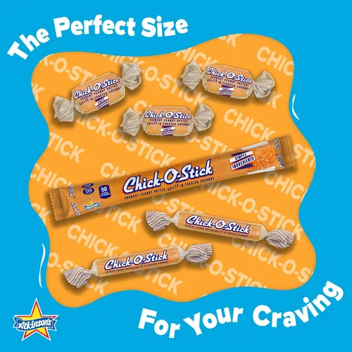 Miniatura 2 de Atkinson Chick-O-Stick - Mini aperitivos veganos, 48 palitos envueltos, dulces crujientes para bolsas