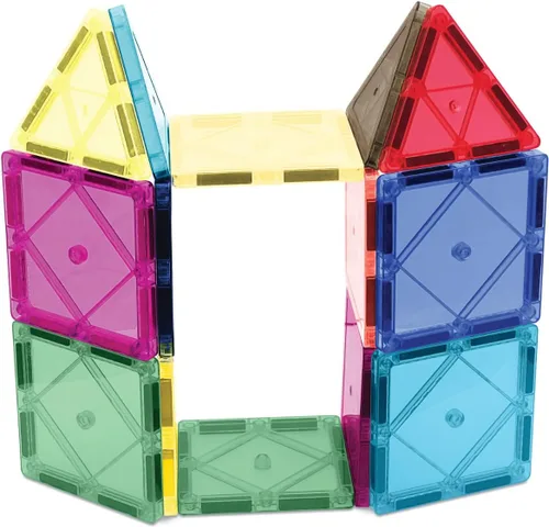 Miniatura 3 de CreateOn Crayola Azulejos magnéticos retro, juego de construcción para niños, juguetes de construcción magnéticos para niños, juguetes de viaje STEM