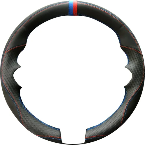 Miniatura 32 de MEWANT - Funda para volante de automóvil cosida a mano de Athsuede para BMW F87 M2 F80 M3 F82 M4 M5 F12 F13 M6 F85 X2 X5 M F86 X6 M F33 F30 M
