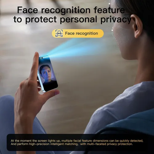 Miniatura 9 de Mini teléfono para niños, teléfono infantil desbloqueado, pantalla táctil HD de 3.88 pulgadas, 4G, doble SIM, identificación facial, Android 12