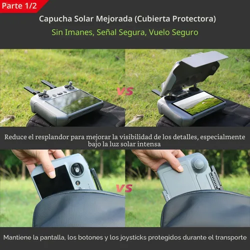 Miniatura 3 de Arzroic RC 2 - Kit de capucha protectora con cordón para el cuello para DJI Mini 5 Pro/Avata 360/Mini 4 Pro/Mavic 4 Pro/Flip/Air 3S/Air 3 Accesorios