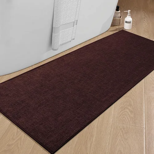 Miniatura 111 de chakme Alfombras de Baño 24x17, Alfombra de Baño Ultra Delgada Antideslizante Pequeña de Secado Rápido Absorbente para Piso de Baño