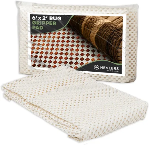 Miniatura 14 de Nevlers Almohadilla antideslizante de 2 x 10 pies Agarre antideslizante de PVC de tejido abierto para suelos de madera dura y otras superficies