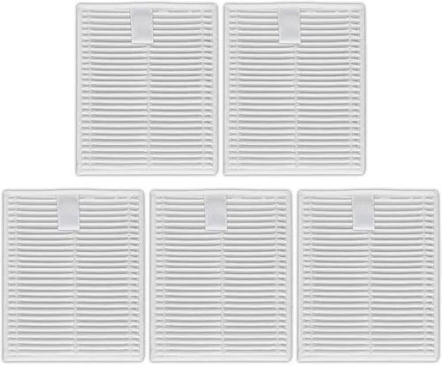 Paquete de 5 filtros HEPA de repuesto Q7M5, Q7M5+, Q7L5, Q7L5+ para Roborock Q7 M5, Q7 M5+, Q7 L5/L5+, kit de accesorios de filtros, filtro Filtro