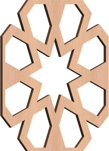 Miniatura 19 de Jackson Decorative Fretwork Wood Wall Panels, Large, 23 3/8" W x 23 3/8" H x 1/4" T, Cherry