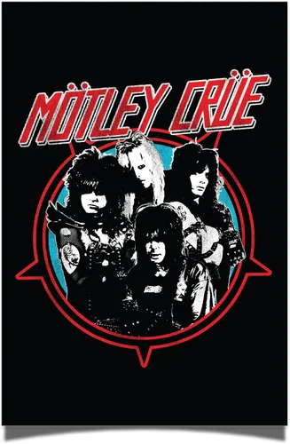Miniatura 14 de Desert Cactus Motley Crue Póster 11 x 17 Pulgadas para Habitación y Oficina, Decoración Oficial para Fans (11x17 pulgadas, Diseño 2, Papel)
