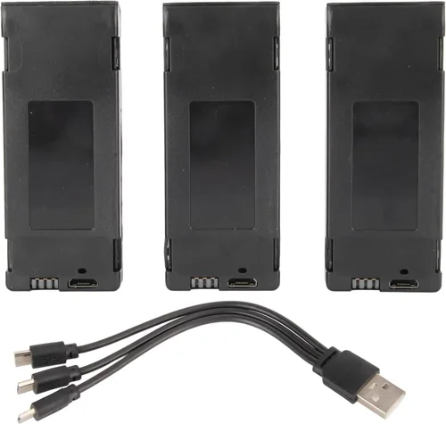 Miniatura 7 de 3 unids 3.7 V 2600 mAh batería de litio para E88 sin escobillas para S13 S1 APP8GPS, batería de litio recargable Quadcopter Drone para E88 para S13