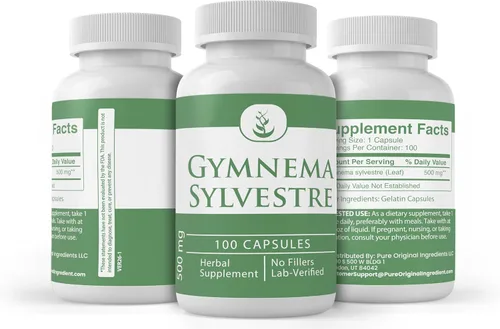 Miniatura 4 de PURE ORIGINAL INGREDIENTS Gymnema Sylvestre, (100 cápsulas), siempre puro, sin aditivos ni rellenos, verificado por laboratorio
