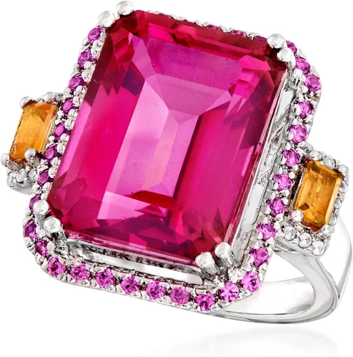 Miniatura 4 de Ross-Simons 14.80 ct. t.w. Multi-Gemstone Ring in Sterling Silver