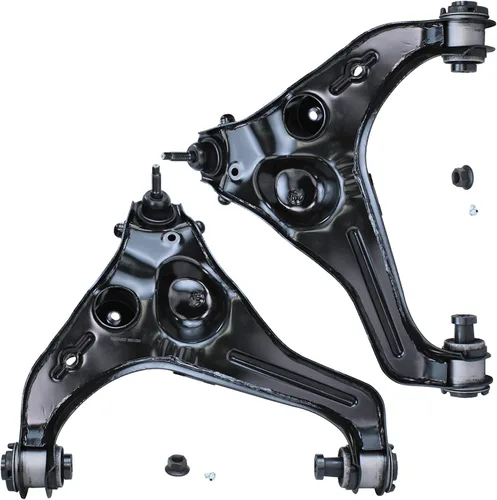 Miniatura 104 de Detroit Axle - 2 brazos de control delanteros para Volvo S60 V70 01-07, juego de 2 brazos de control inferiores 2001 2002 2003 2004 2005 2006 2007